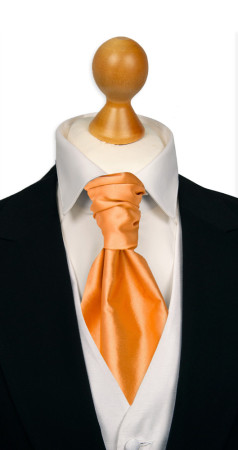 SATIN PEACH bunden kravat