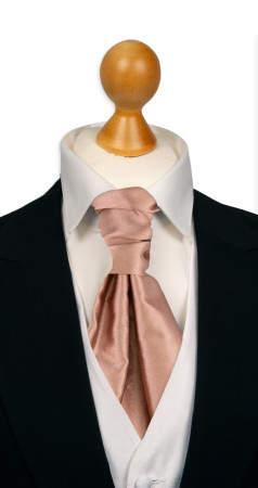 Satin Rose Gold bunden kravat