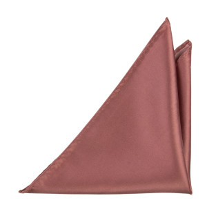 Satin Rose Wood lommeklud