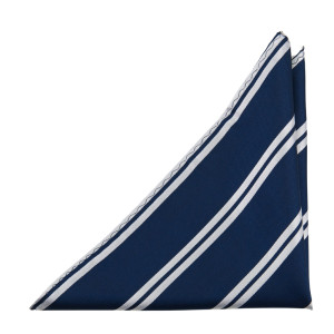 SIMPLYSTRIPED NAVY lommeklud