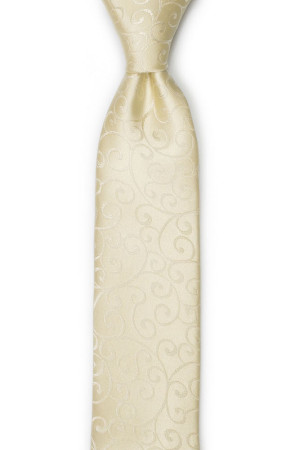 SNAZZY Champagne børneslips medium