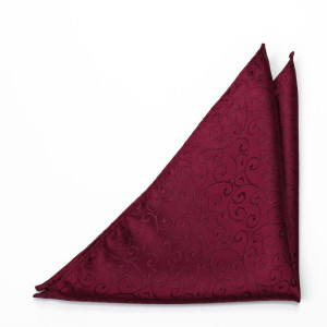 SNAZZY Dark red lommeklud