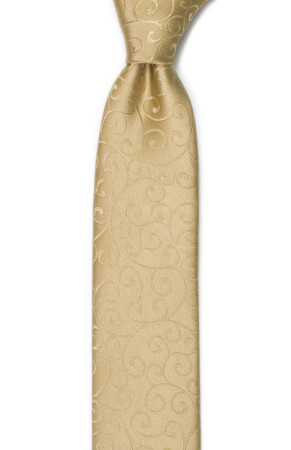 SNAZZY Gold børneslips medium