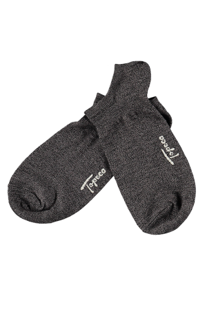SNEAKER SOLID BLACK sokker