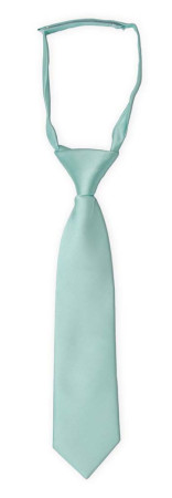 SOLID Aquamarine turquoise børneslips lille forbundet