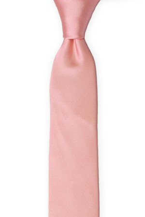 SOLID Blush pink børneslips medium