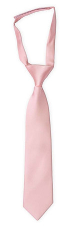 SOLID Pale pink børneslips lille forbundet