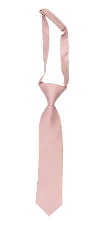 Solid Powder Pink børneslips lille forbundet