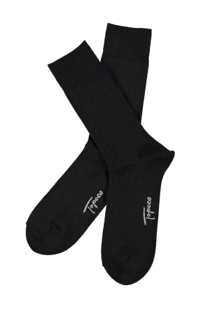 SOLID WOOL BLACK sokker