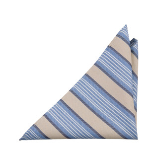 SPONTANEOUSSTRIPES FAWN BEIGE lommeklud