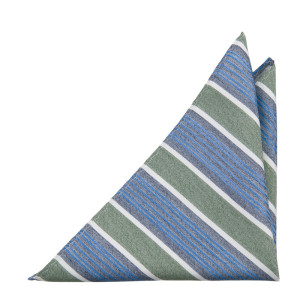 SPONTANEOUSSTRIPES FAWN GREEN lommeklud