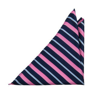 STRIPEFORWARD PINK lommeklud