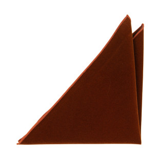 Velvet Toffee Brown lommeklud