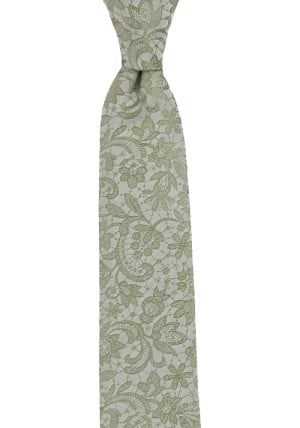 VIGSEL MOSS GREEN børneslips medium
