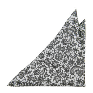 VIGSEL WHITE BLACK lommeklud