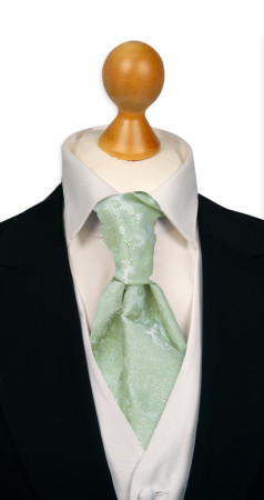 WEDDED PASTEL GREEN bunden kravat