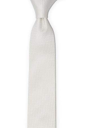 WEDLOCK Diamond white børneslips medium