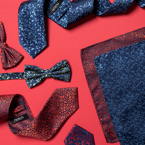 Bloomming affections - A collection with colourful flowery ties and bow ties
